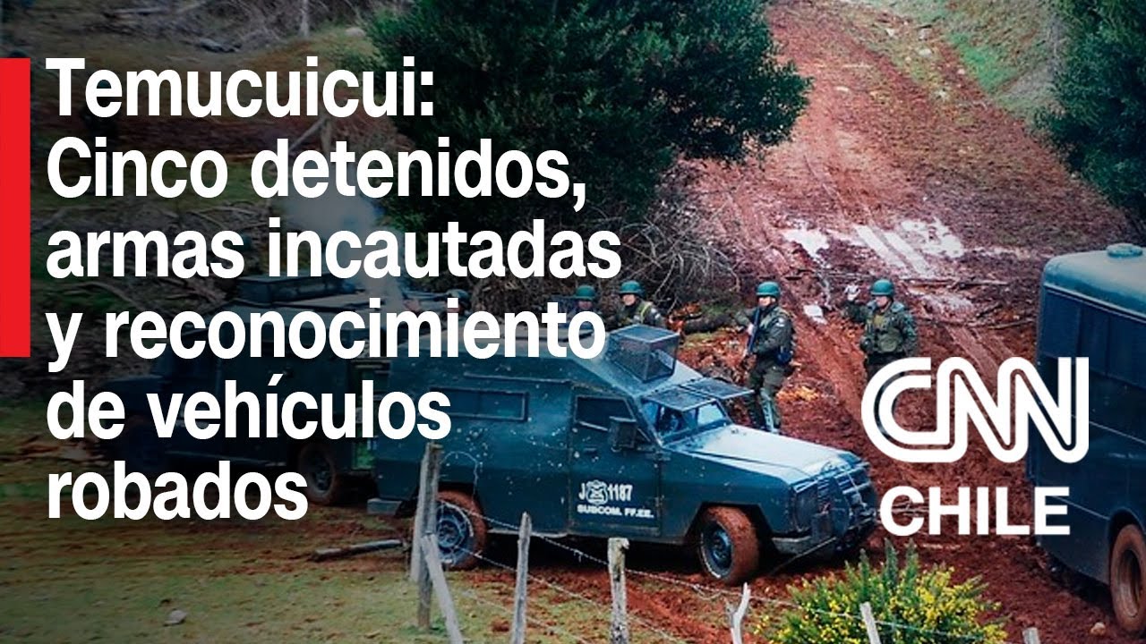 La Araucanía: Fiscal regional discute detención de cinco personas tras allanamiento en Temucuicui