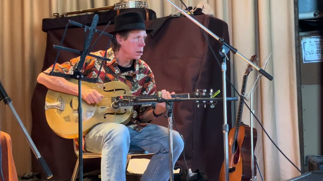 Original improvised slide blues by Larry Unger
