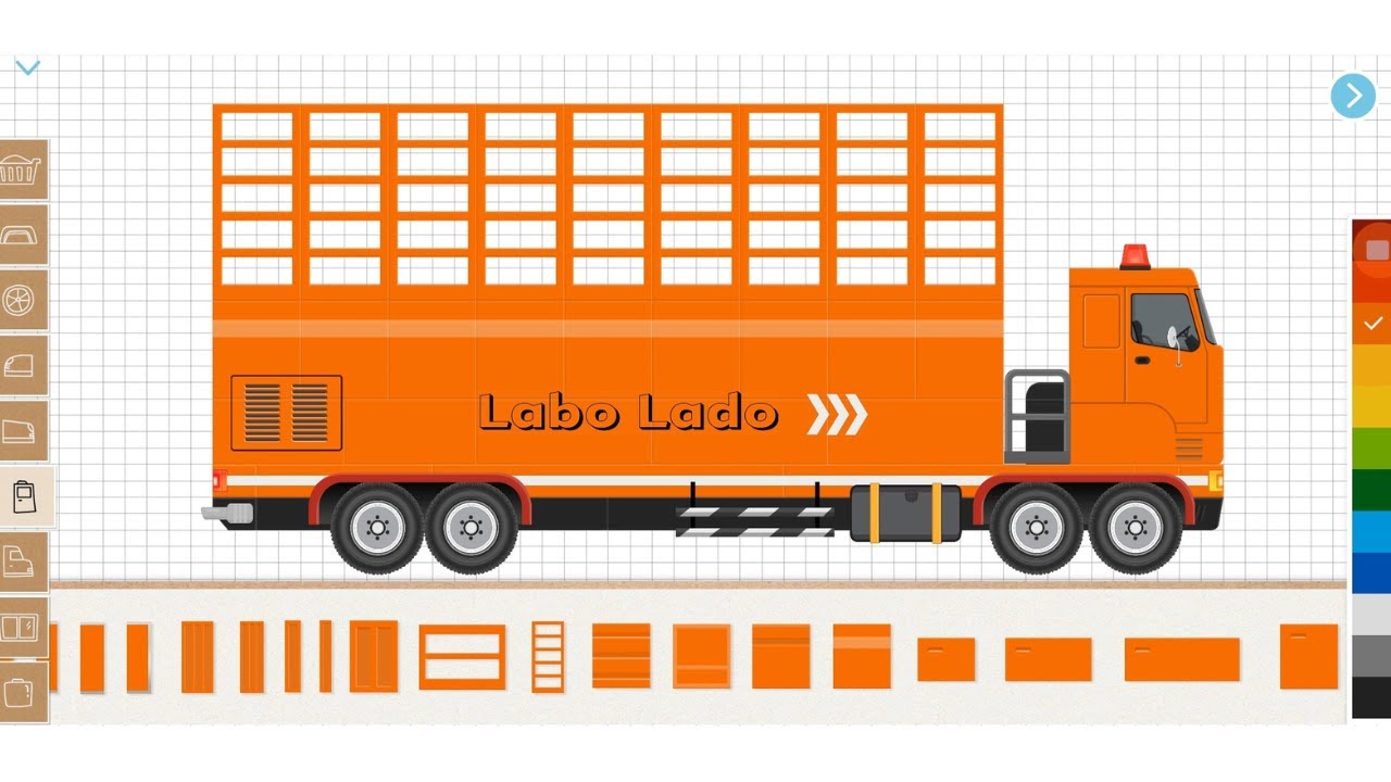 Building a Heavy Transport Truck in Labo Simulator