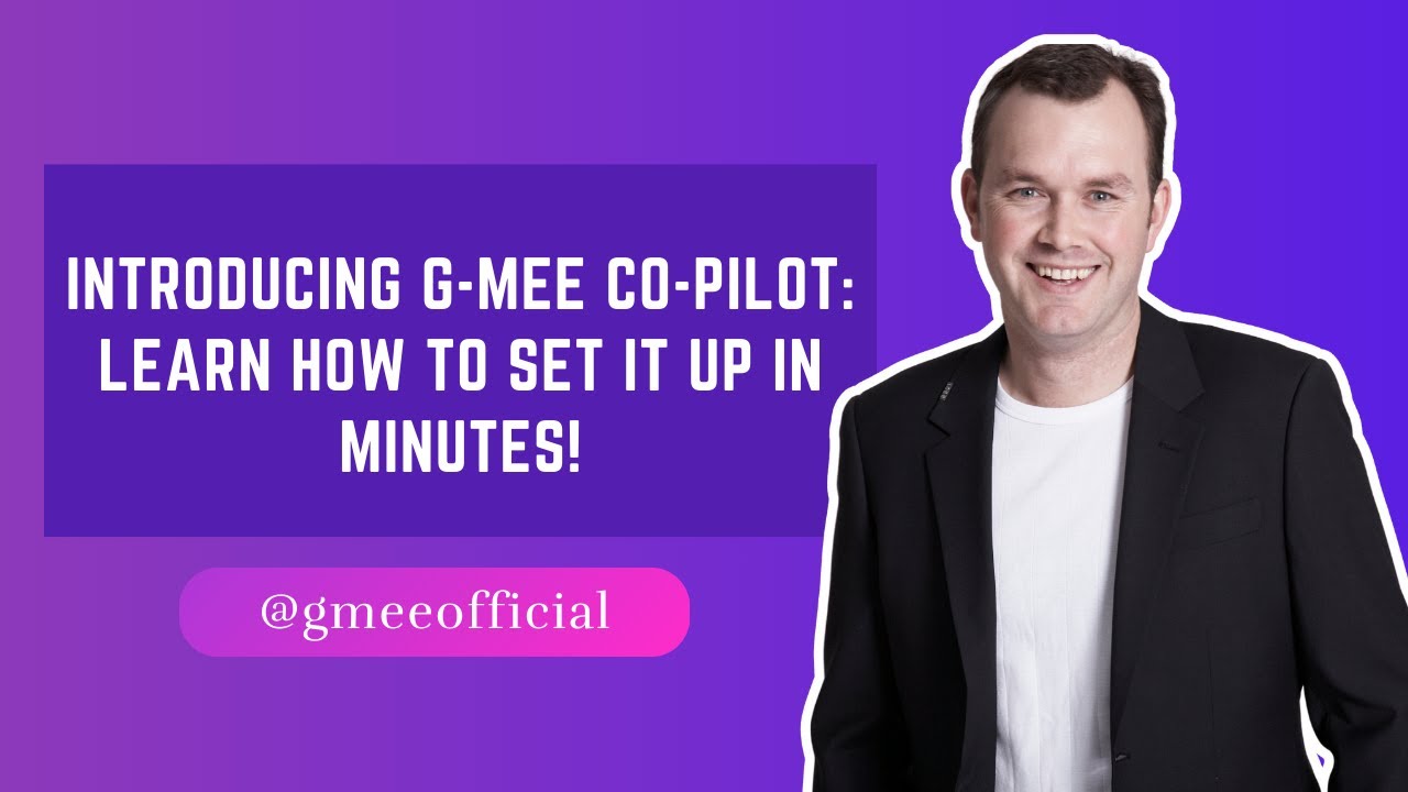 Introducing G-Mee Co-Pilot: Learn how to set it up in Minutes!
