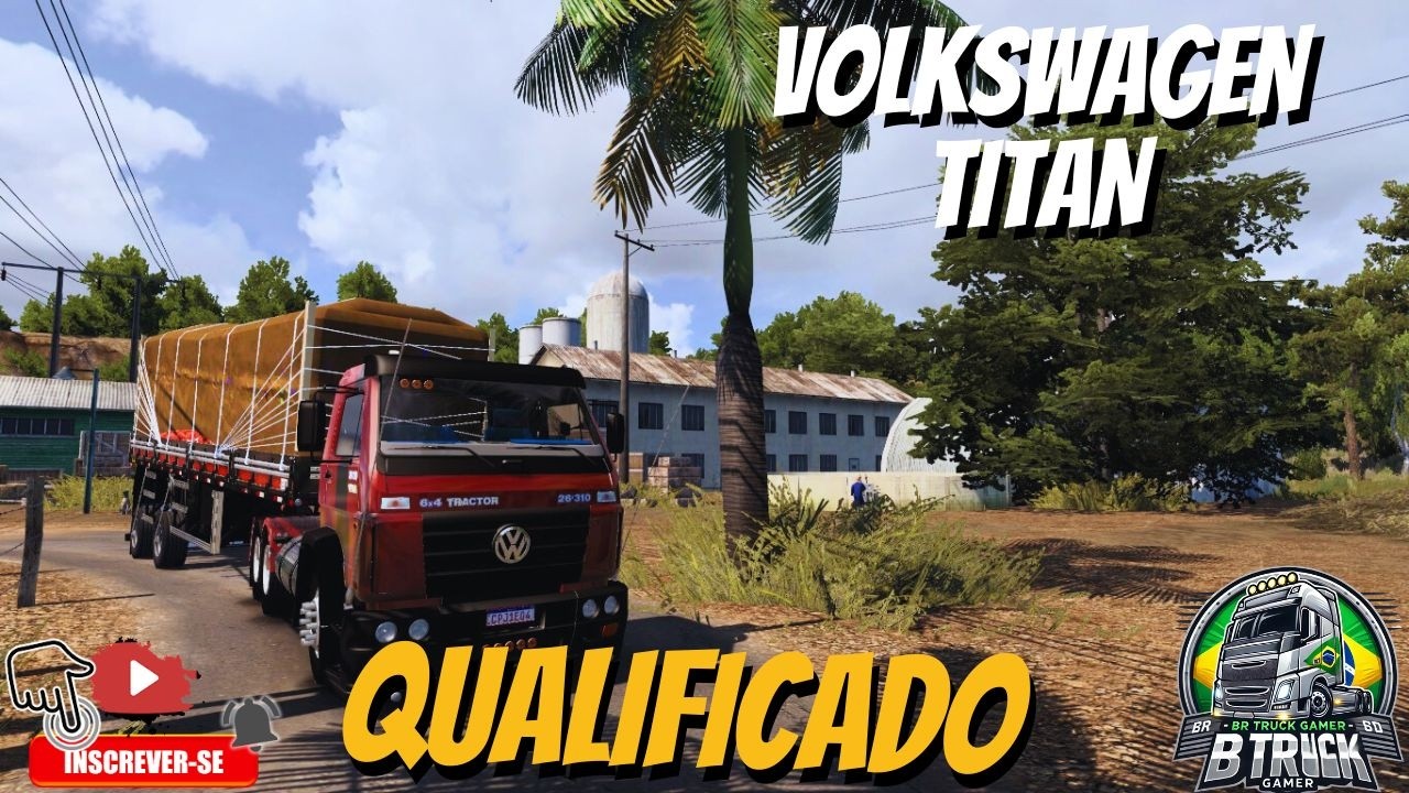 🚛 DOWNLOAD VOLKSWAGEN TITAN NA PRESSÃO DO ASFALTO – ETS2 1.54 BR 🔥