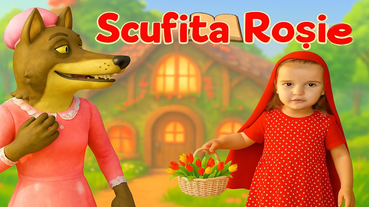 Scufita Rosie - Povesti Pentru Copii | DeseneAnimate - Cartea Magica  👧🐺