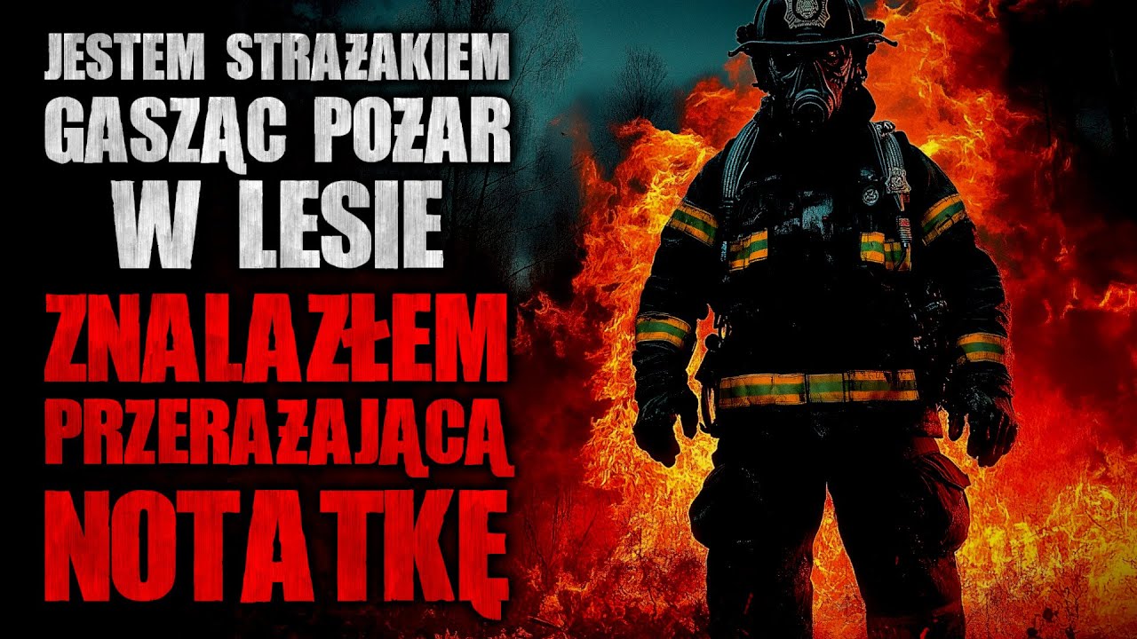 Jestem strażakiem. Gasząc pożar w lesie, znalazłem dziwną notatkę | Creepypasta historie z lektorem