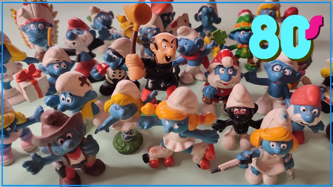 Unboxing PITUFOS PVC 80s SPAIN | The Smurfs | Schlumpf | Schtroumpfs | PEYO Schleich Bully VINTAGE