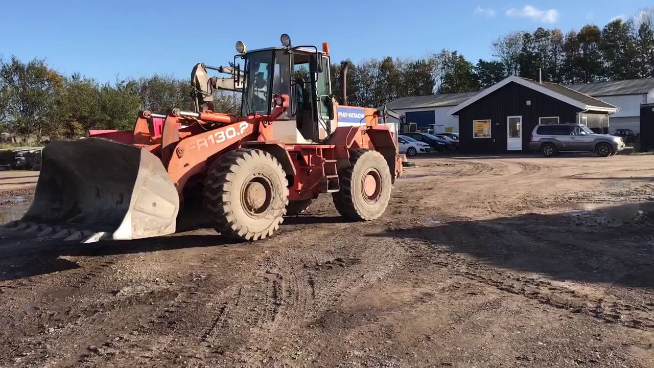 Fiat-Hitachi 130.2 gummiged på Klaravik.dk