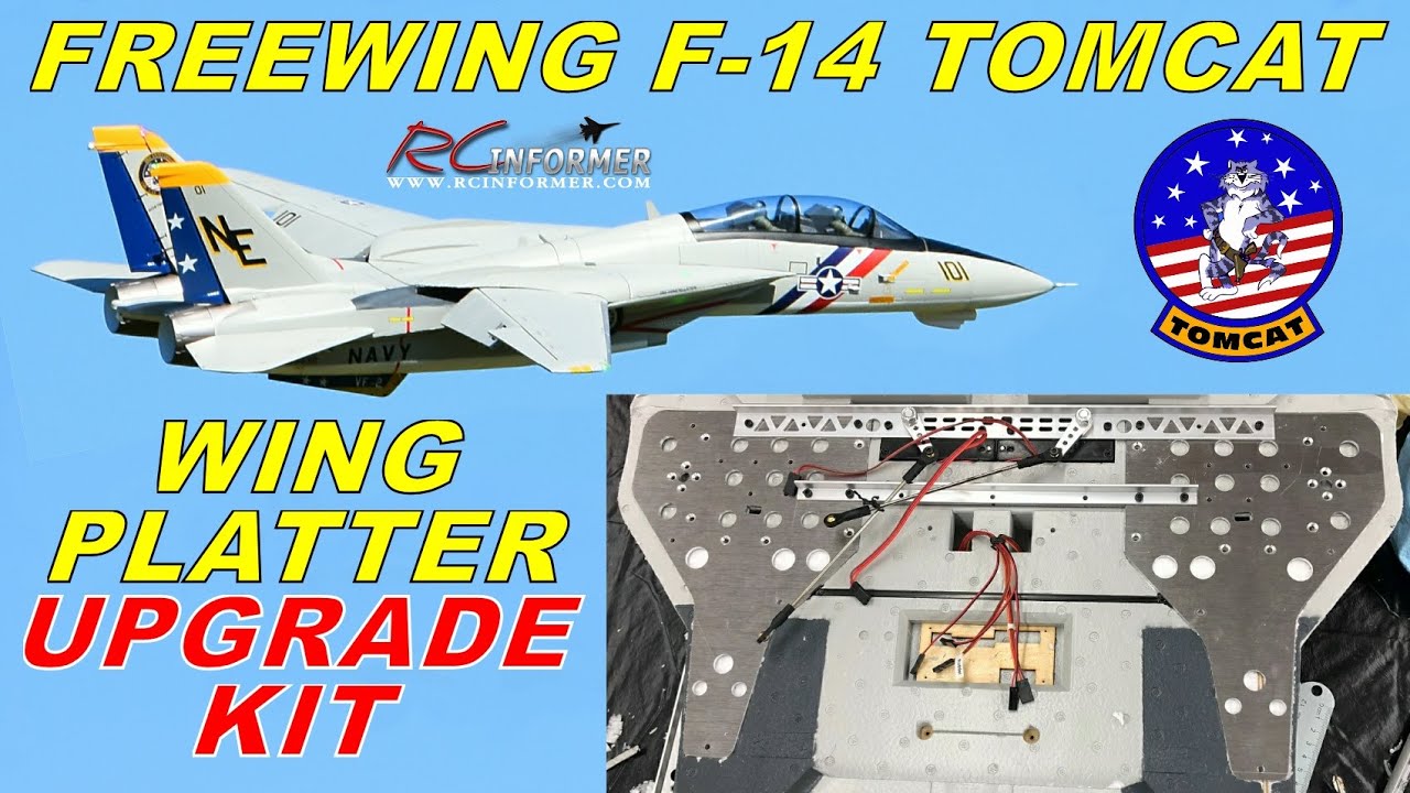 FREEWING F-14 TOMCAT Main Gear Wing Platter Upgrade Kits By: RCINFORMER