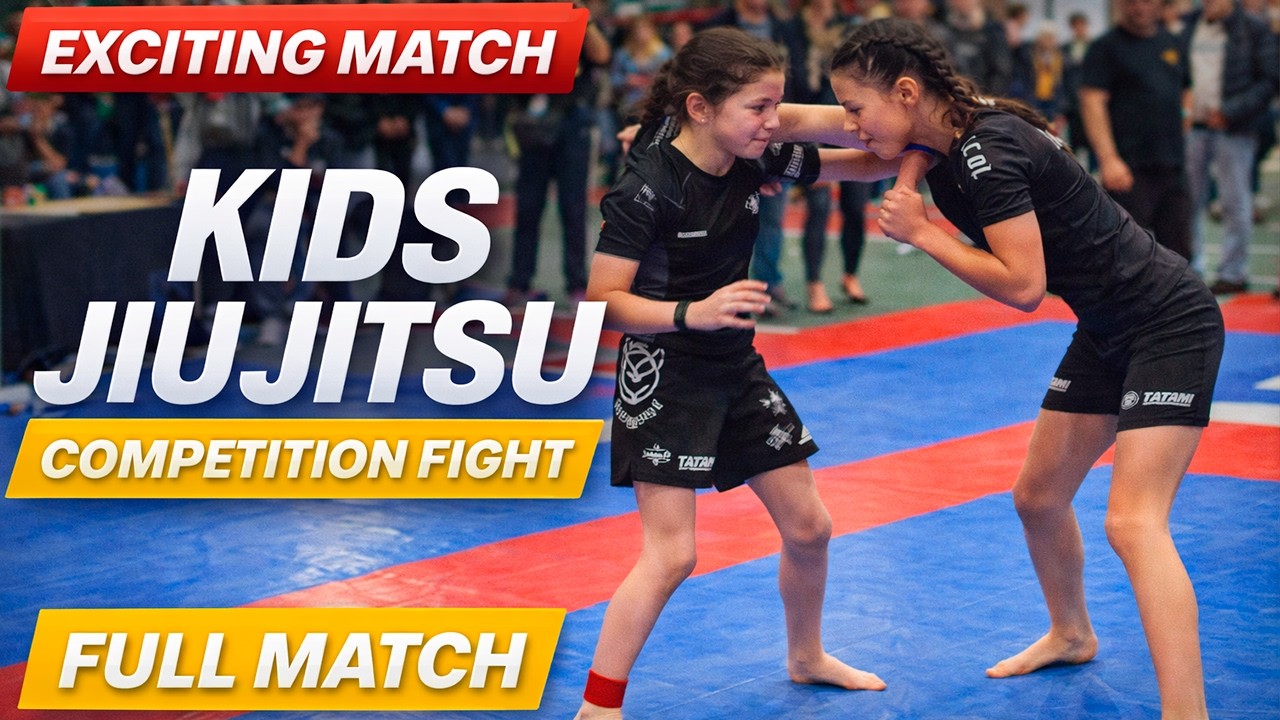 Kids Jiu Jitsu Match | Real Competition Fight | Professional Event Coverage