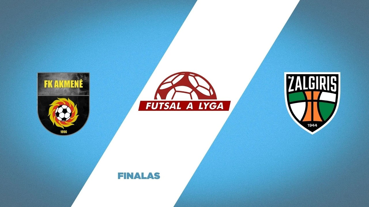 Futsal A lyga. Finalas: FK Akmenės kra&scaron;tas - Kauno Žalgiris (2026-03-24)