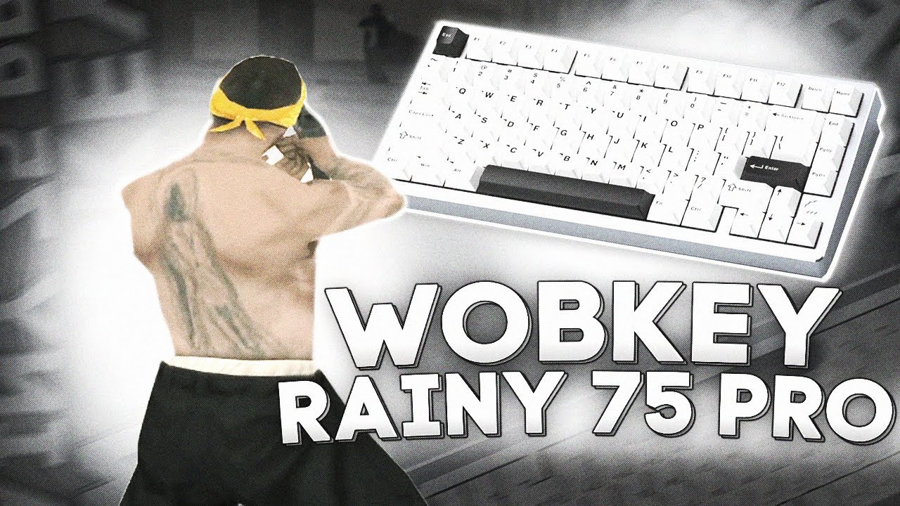 ОБЗОР НА КЛАВИАТУРУ ОТ WOBKEY RAINY 75 PRO! ТЕСТ НА КАПТАХ НА САМП РП!