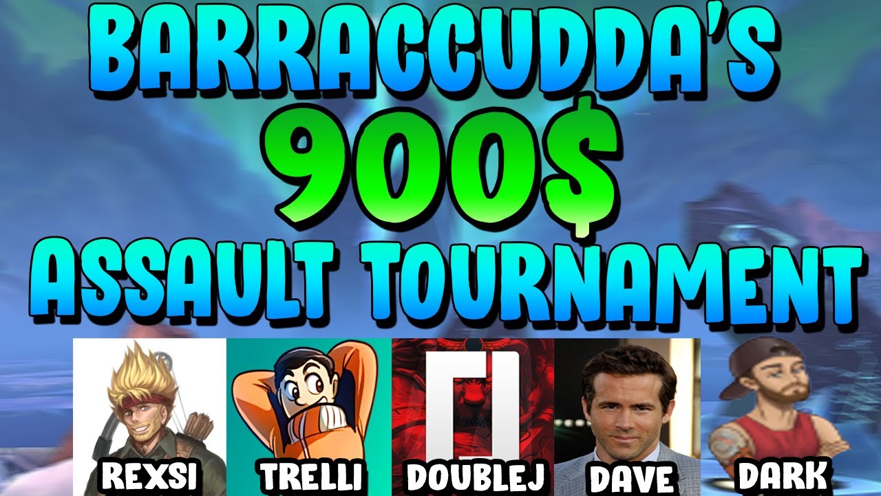 BaRRaCCuDDa's 900$ Assault Tournament | Full Tournament Gameplay - SMITE Assault