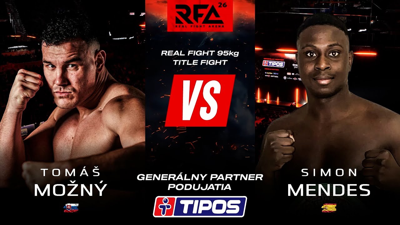Tom&aacute;&scaron; MOŽN&Yacute; VS Simon MENDES (REAL FIGHT) | RFA 26 KO&Scaron;ICE