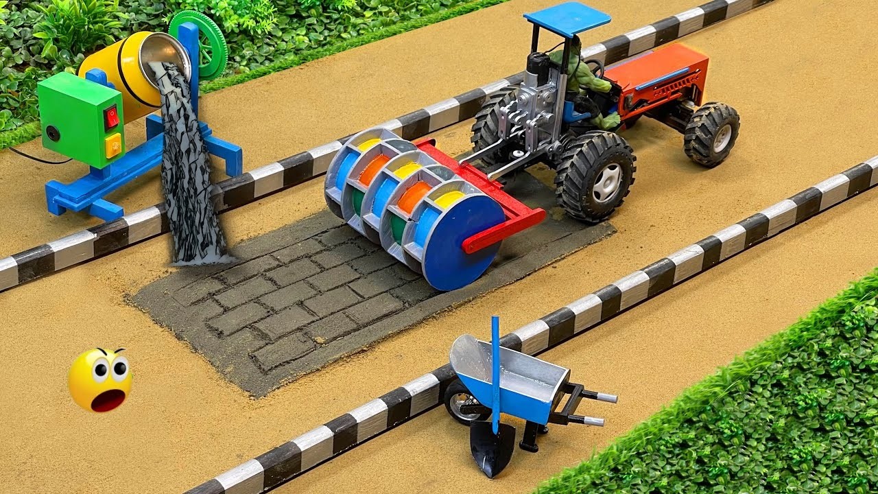 Diy diorama making mini motor water pump science project @SanCreator1