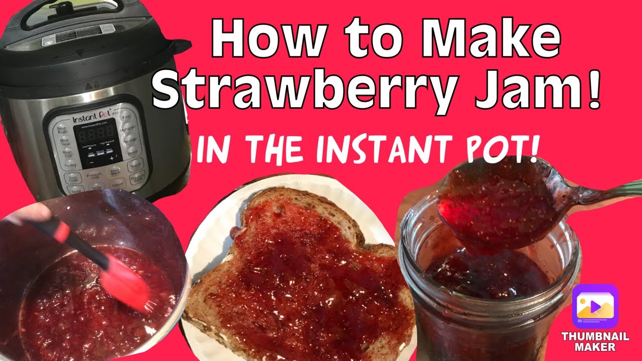 3-Ingredient Instant Pot Strawberry Jam Recipe: Super-Fast & Delicious