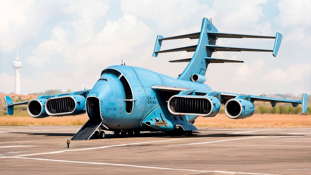 A MAIOR AERONAVE JÁ CONSTRUÍDA NO MUNDO