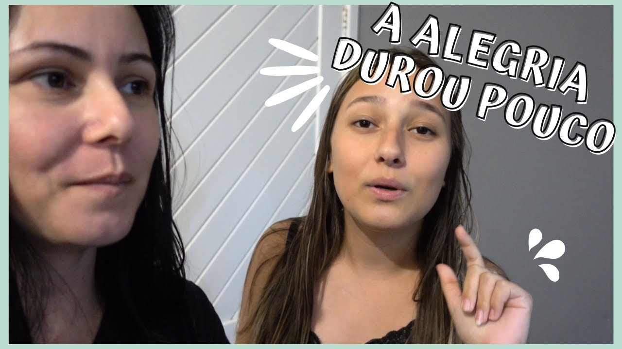A ALEGRIA DELA DUROU POUCO |Daily Vlog #abril2023