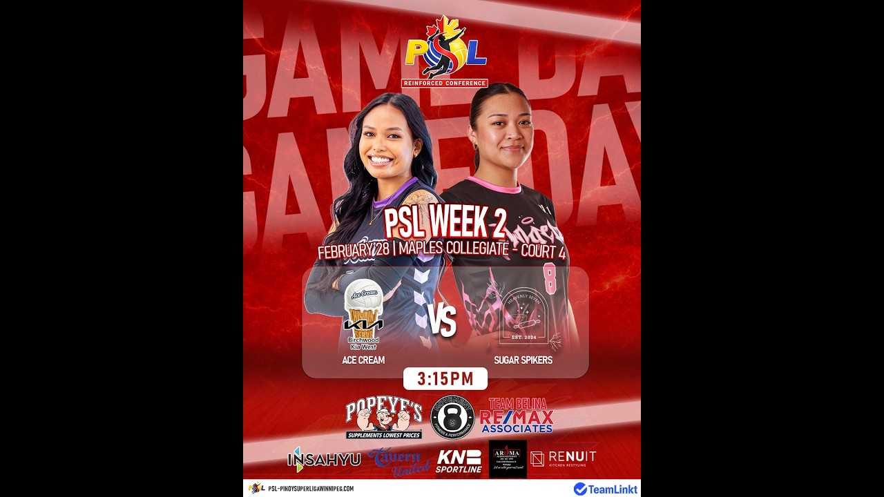 PSL 2026 REINFORCED CONFERENCE | ACE CREAM VS SUGAR SPIKERS - FEBRUARY 28, 2026
