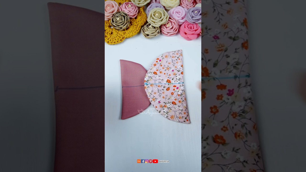 Mesmerizing butterfly bow making 🦋