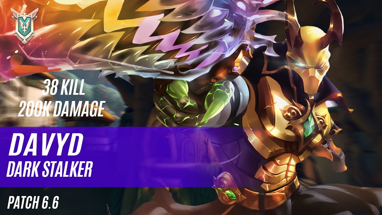 38 KILL 200K DAMAGE DAVYD ANDROXUS PALADINS COMPETITIVE (MASTER) DARK STALKER