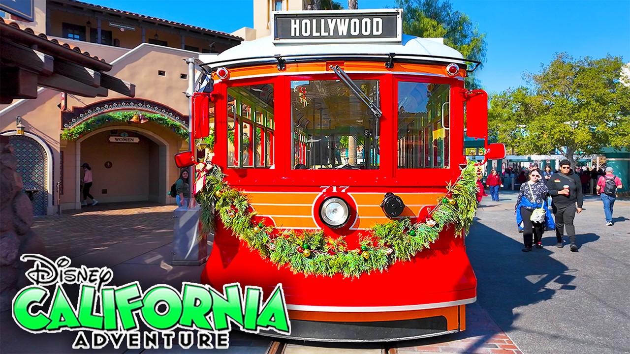 Disney California Adventure - December 2025 Christmas Walkthrough [4K POV]