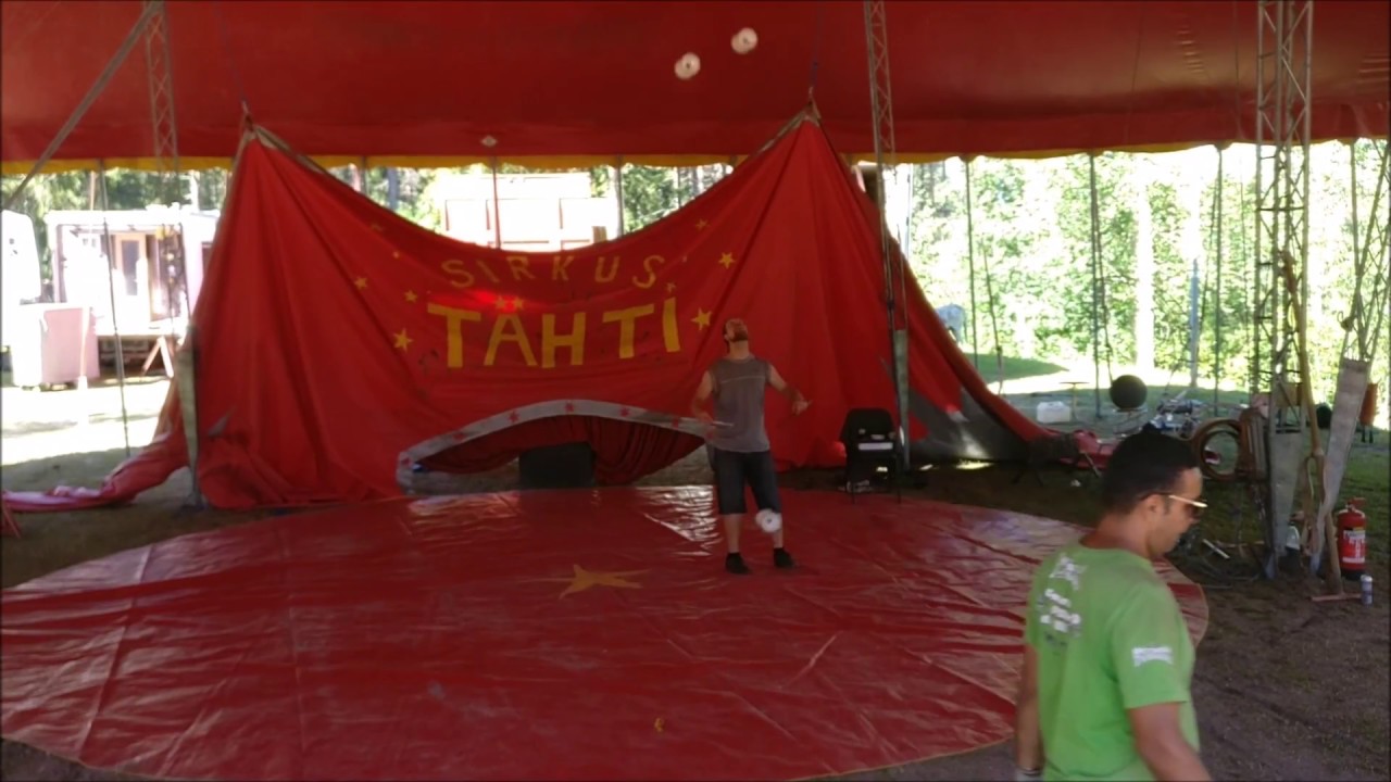 Throw technique/ control practice session
