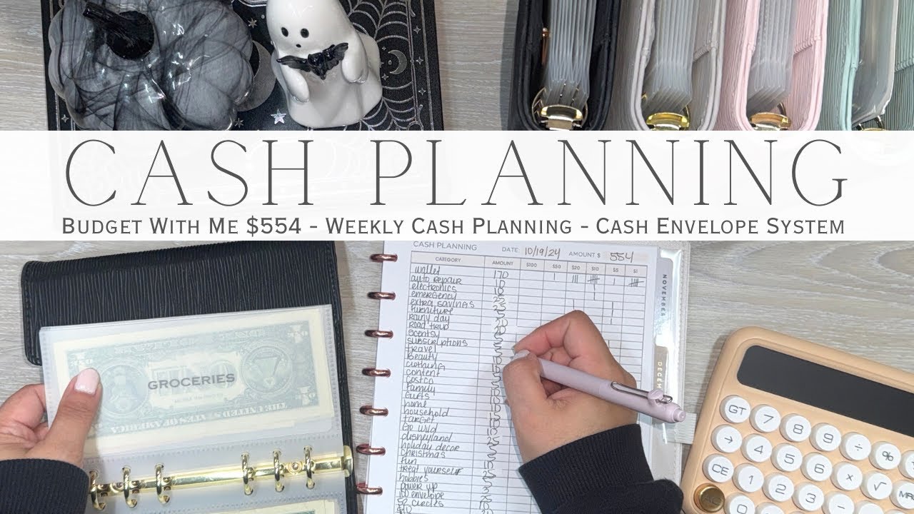 Budget With Me $554 Weekly Cash Stuffing | Cash Envelope System | Sinking Funds