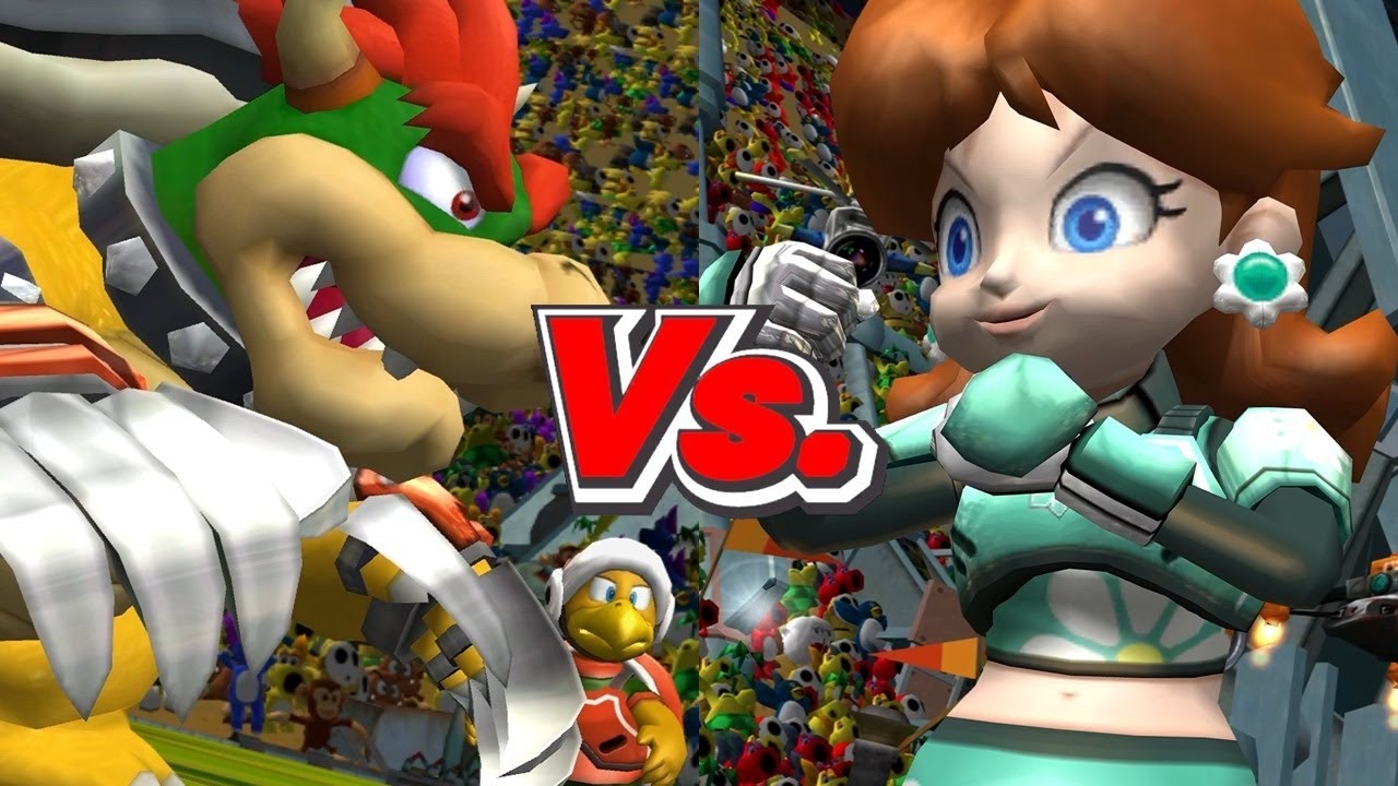 Mario Strikers Charged - Bowser Vs. Daisy