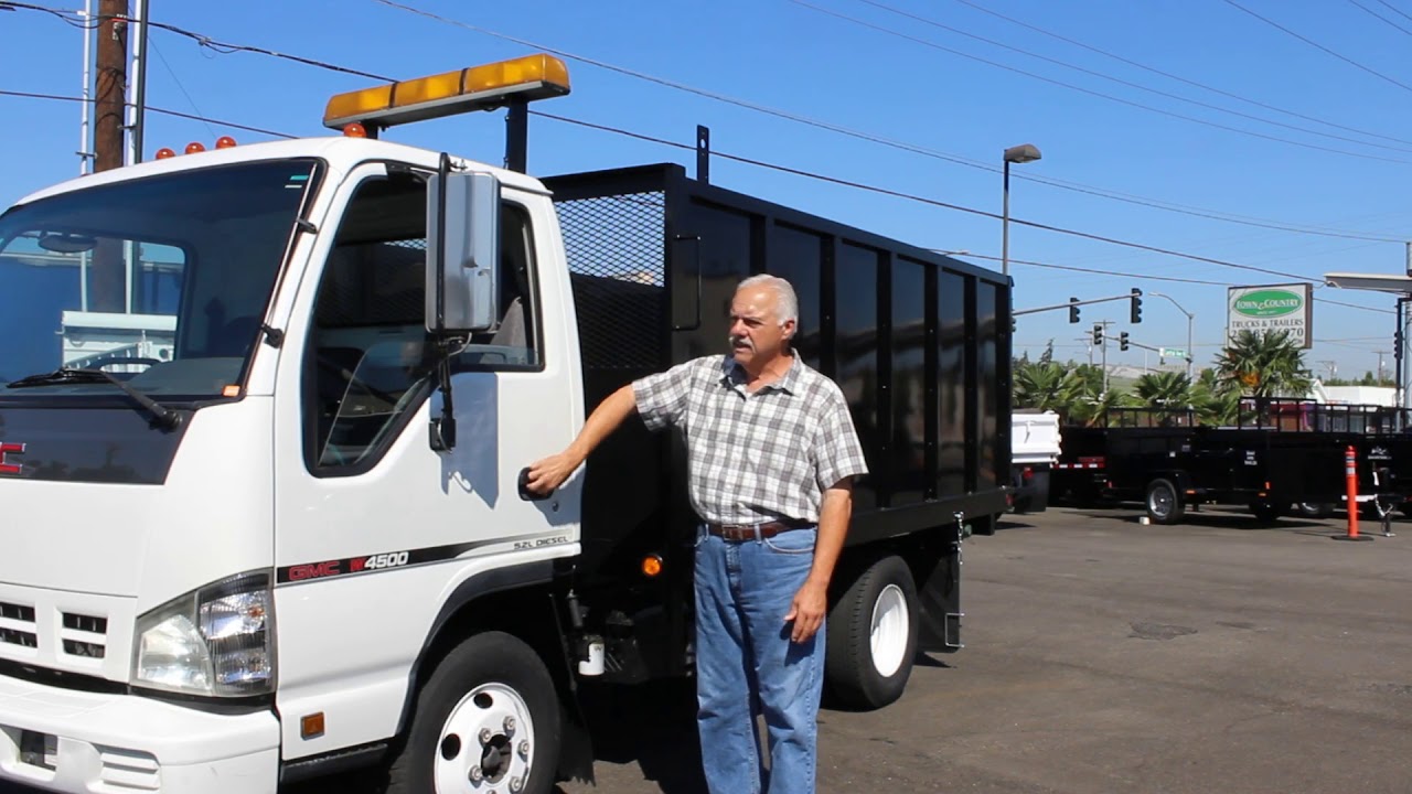 Town and Country Truck #6183: 2006 GMC W4500 12 ft. Flatbed Dump Truck