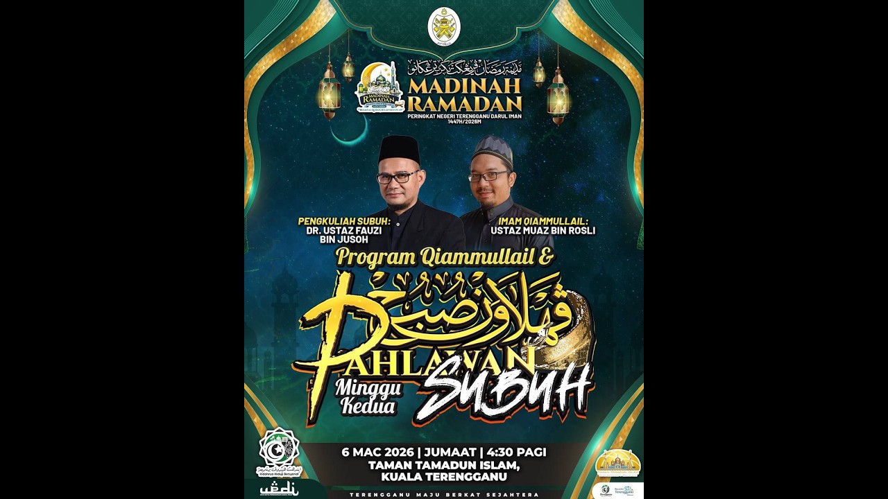 ‼️[[ SIARAN LANGSUNG ]]‼️ PROGRAM QIAMMUALLAIL & PAHLAWAN SUBUH MINGGU KEDUA