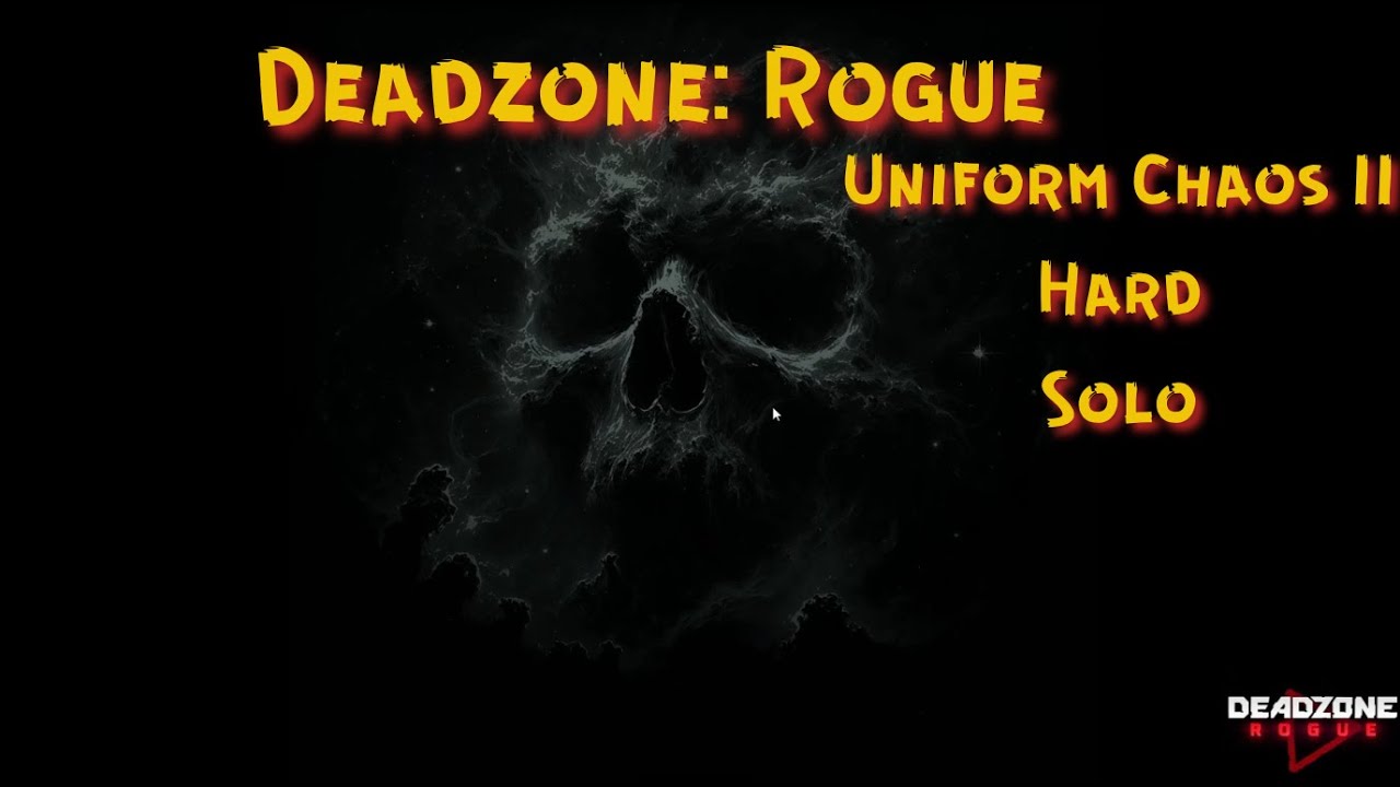 Deadzone Rogue Uniform Chaos II Hard Solo