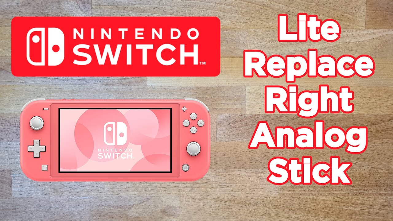 Nintendo Switch Lite — как заменить правый аналоговый стик