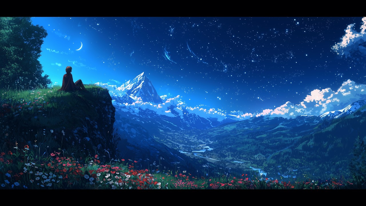 Beneath the Stars - Peaceful Fantasy Music & Night Ambience