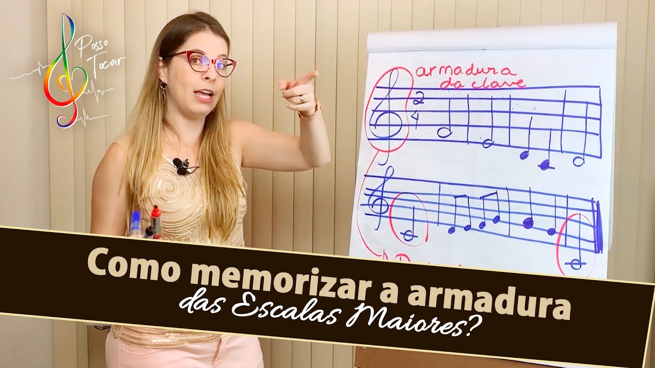 Como memorizar a armadura das escalas maiores? | Posso Tocar com Daiany Dezembro