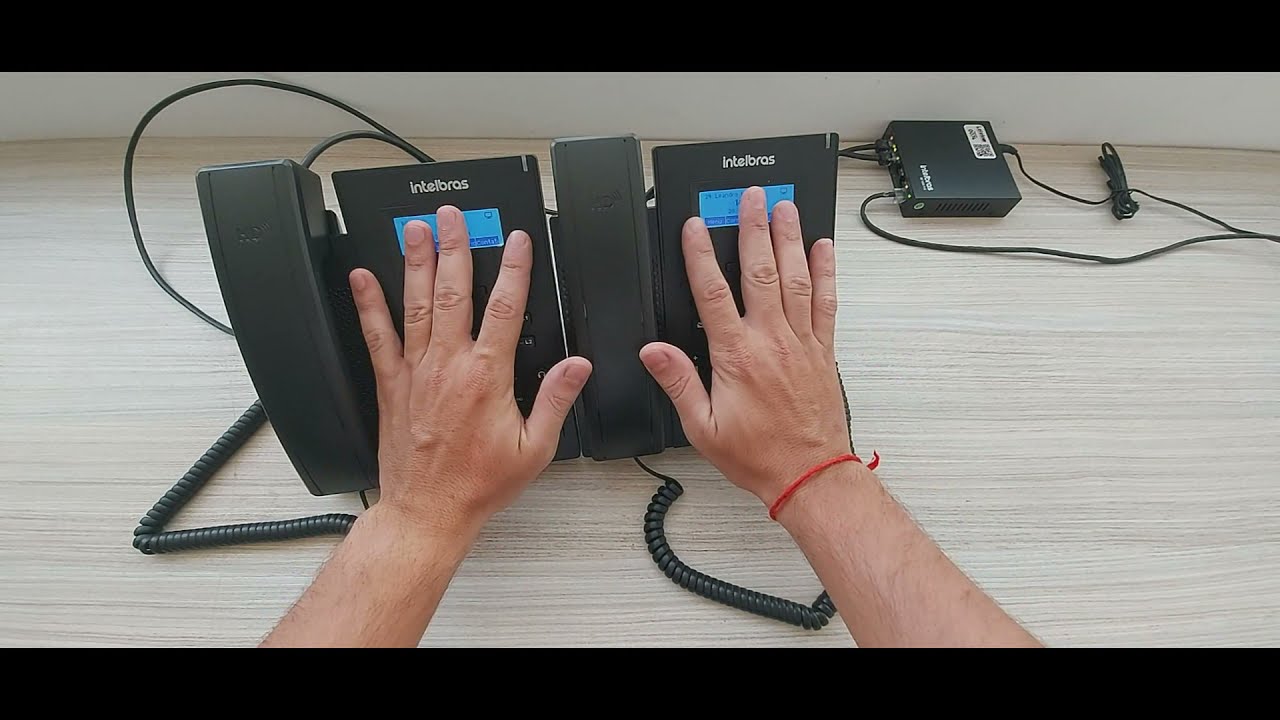 Telefone IP v3501 da Intelbras Configurando uma ligação