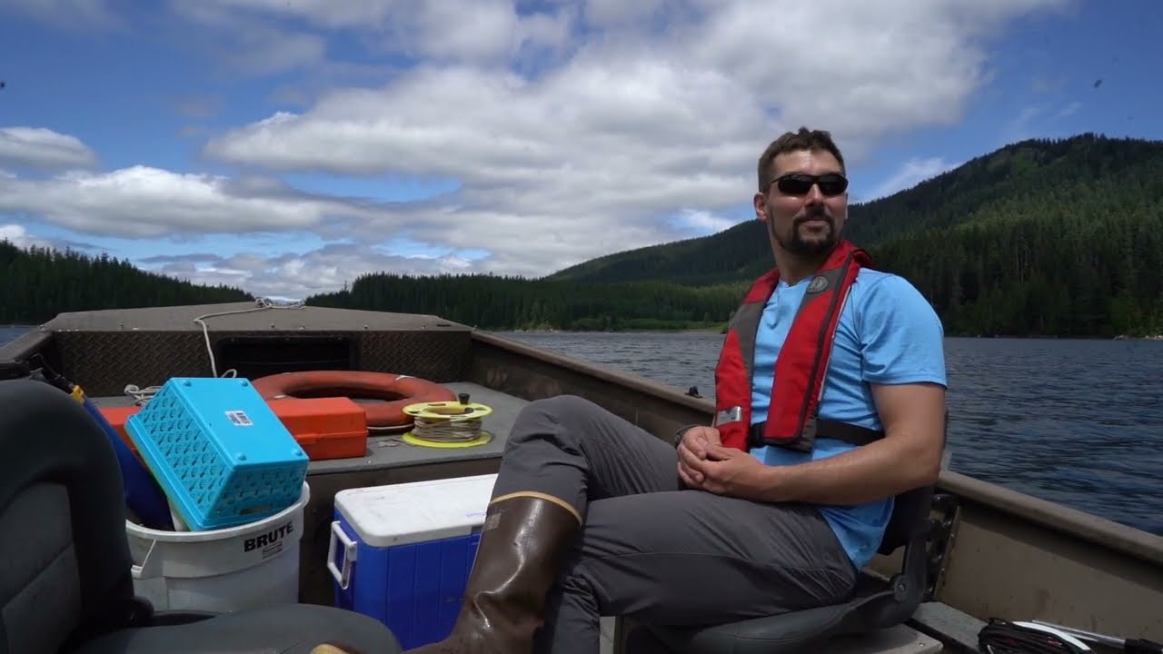 The office...of a Bull Run hydrology technician