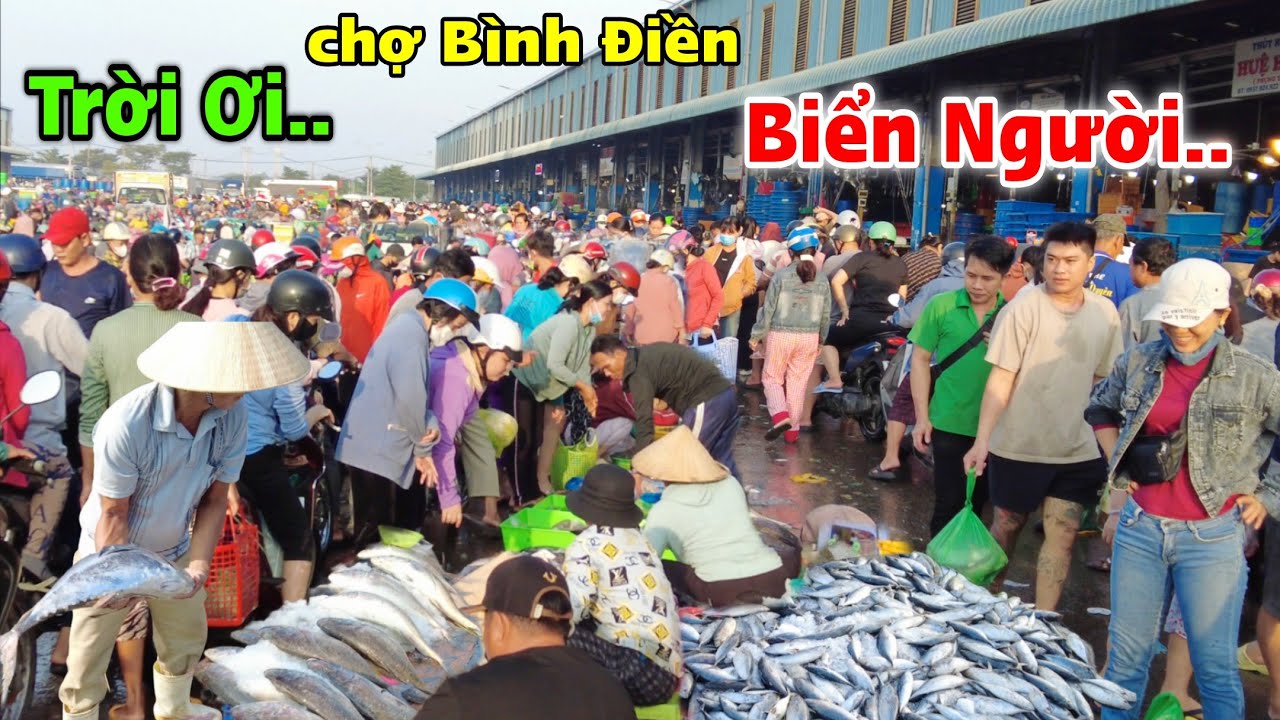 Bất ngờ Chợ Bình Điền sáng nay  