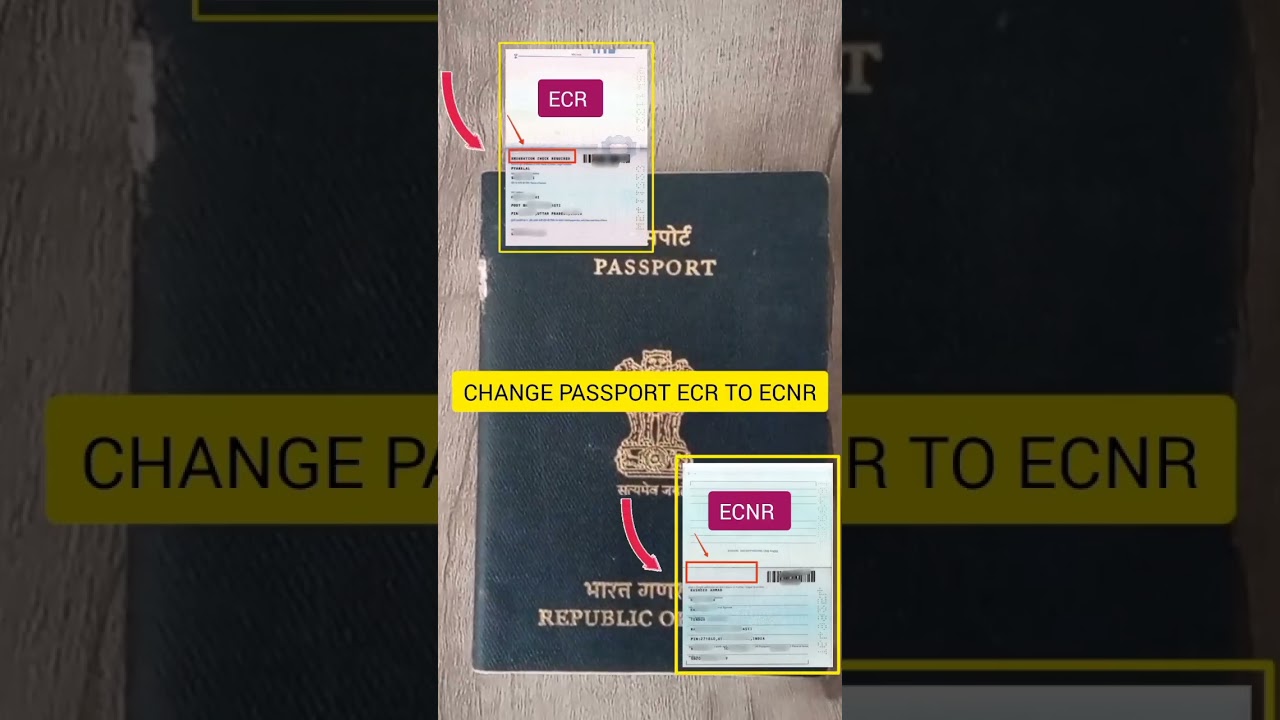 Change Passport ECR TO ECNR #passport_ecr_to_ecnr #shorts #ecr_ecnr_passport #ytshort #pardesiflight