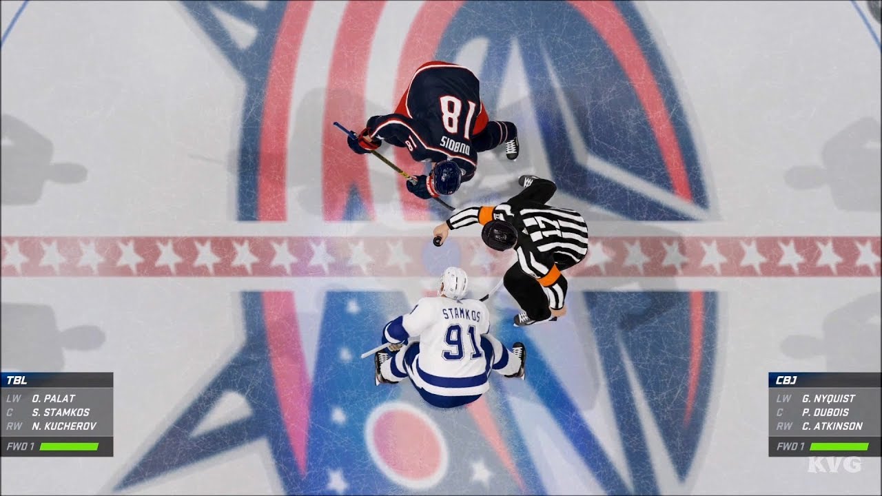 NHL 20 - Columbus Blue Jackets vs Tampa Bay Lightning - Gameplay (PS4 HD) [1080p60FPS]