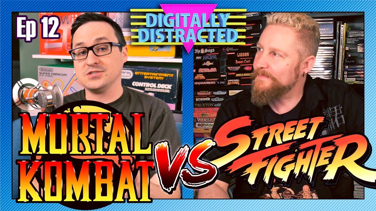 Mortal Kombat VS Street Fighter w/ Johnny Millenium!  | Digitally Distracted Ep 12