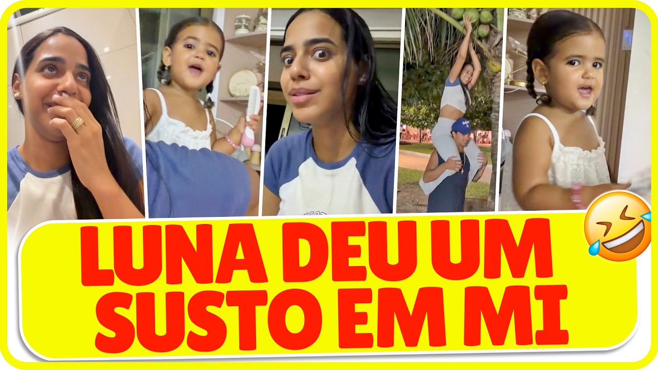MI TOMOU UM SUSTO COM O BIXINHO QUE LUNA ENCONTROU 😱🤣 #mirellasantos