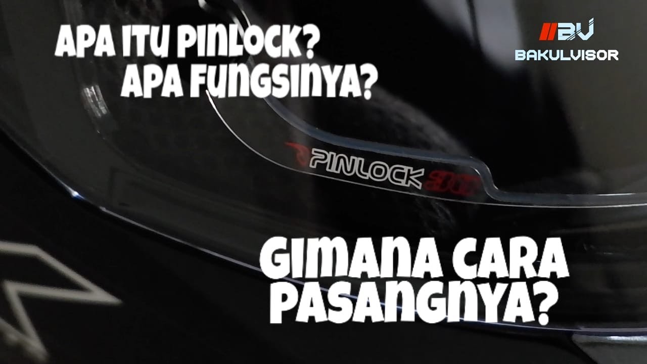 Cara pasang Pinlock (Antifog merk Pinlock) | Bakulvisor