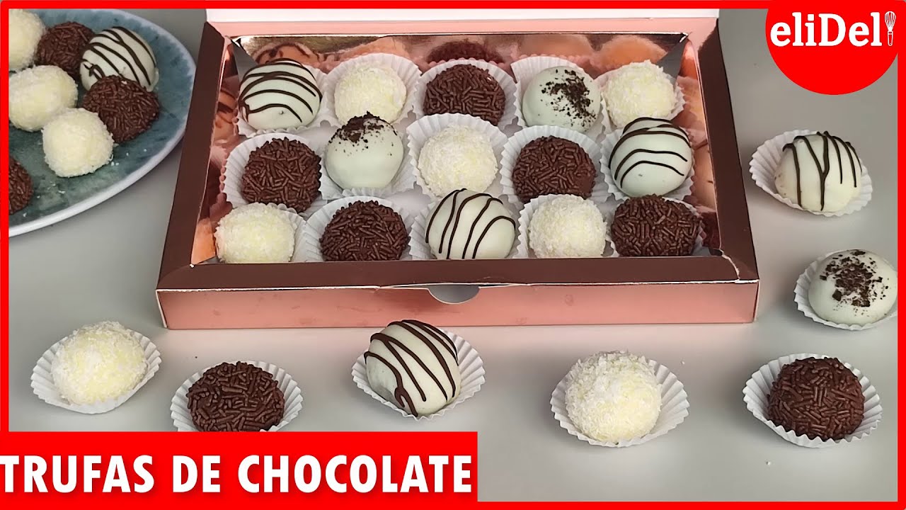 TRUFAS para NEGOCIO 🍫🥥OREO, COCO y BRIGADEIROS | trufas de CHOCOLATE 3 sabores DELI