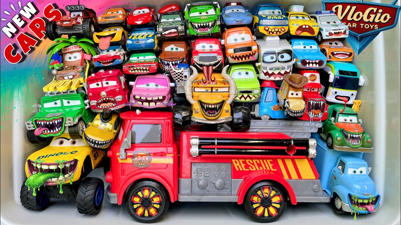 Disney Pixar Cars Unboxing Review | Lightning McQueen, Tow Mater, Doc Hudson, Sally Carrera, Cruz