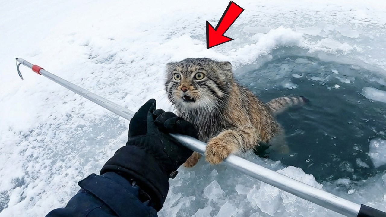 I Saved a Wild Pallas’s Cat from a Frozen Lake — What He Left Behind Changed My Life
