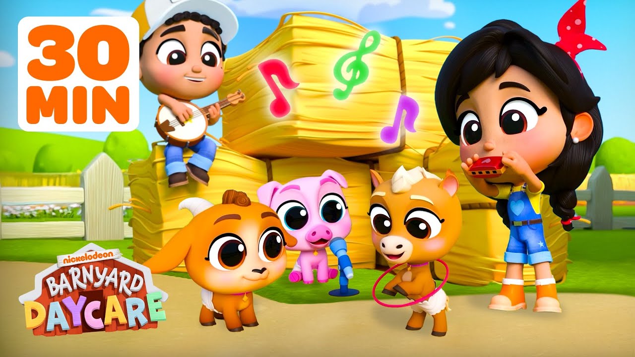 30 Minutes of Colorful Songs & Dancing! 🎶 | Barnyard Daycare