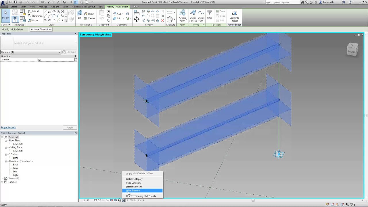 Sloped Railings & Fences using Adaptive Components in Revit
