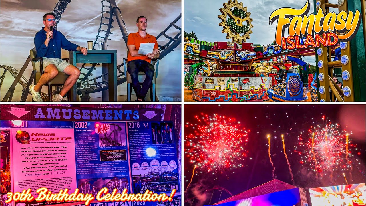 Fantasy Island 30th Birthday Celebration 🎉 | NEW Updates, Fireworks, Q&A w/ James Mellors & More!