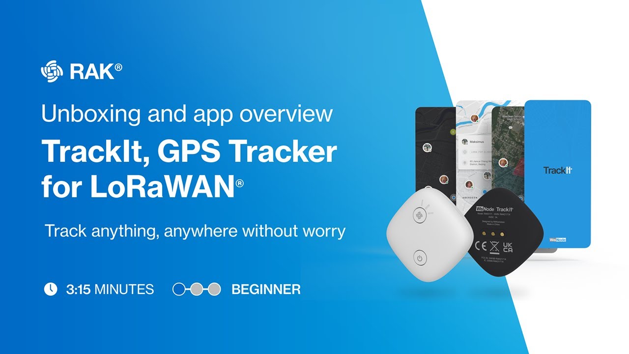 LoRaWAN GPS Tracker Unboxing and App Overview | WisNode TrackIt
