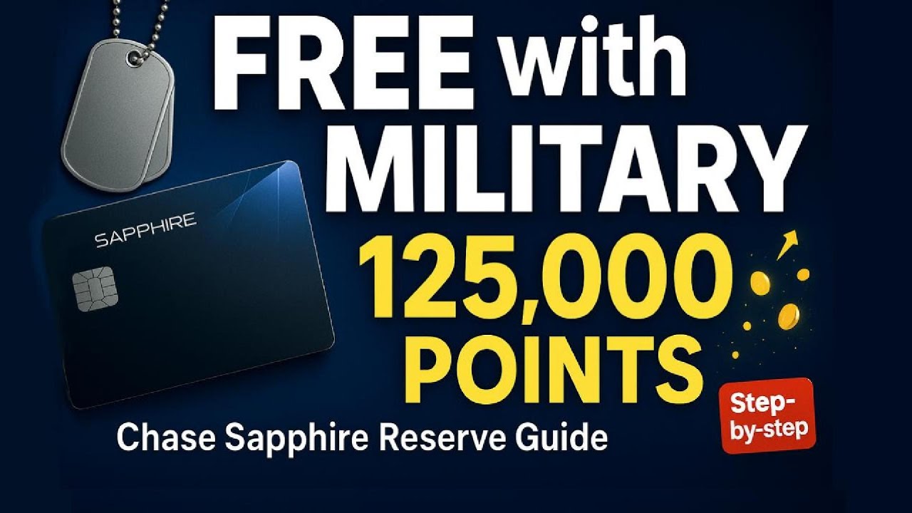 How to Get the Chase Sapphire Reserve Free for Military (Step by Step Guide) + 125,000 Points