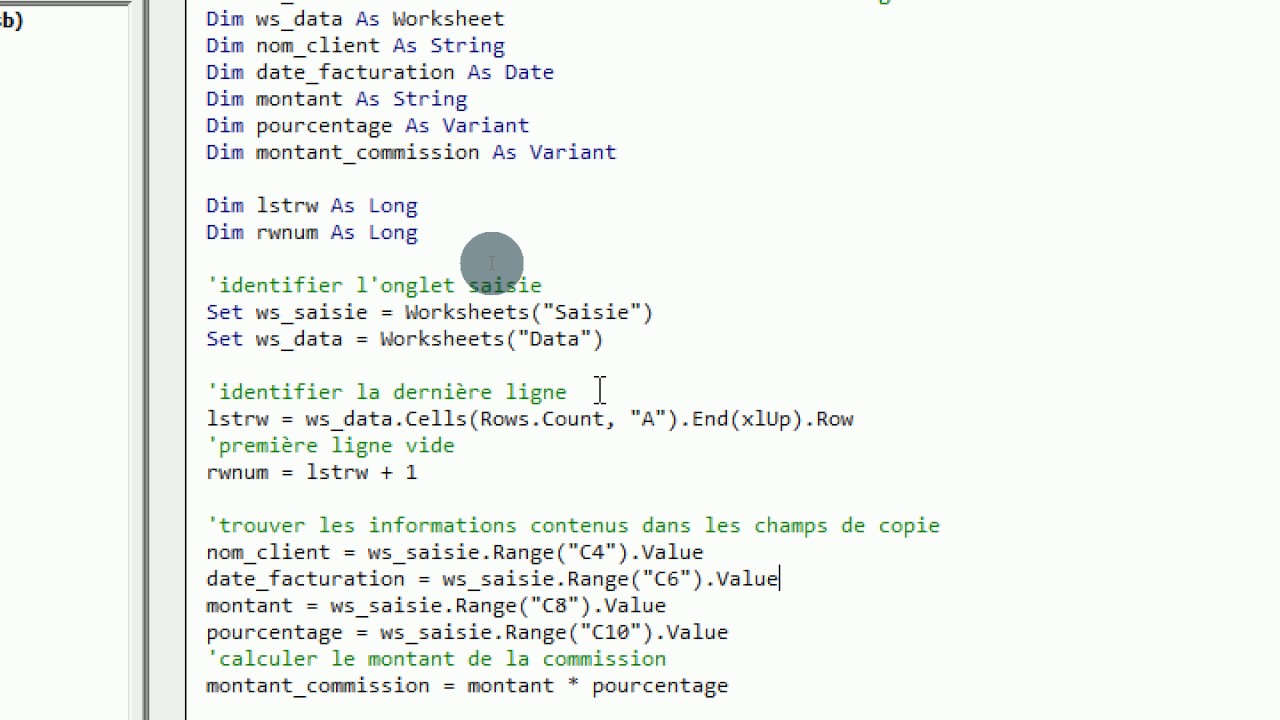 Excel VBA 214 Variable et format DATE
