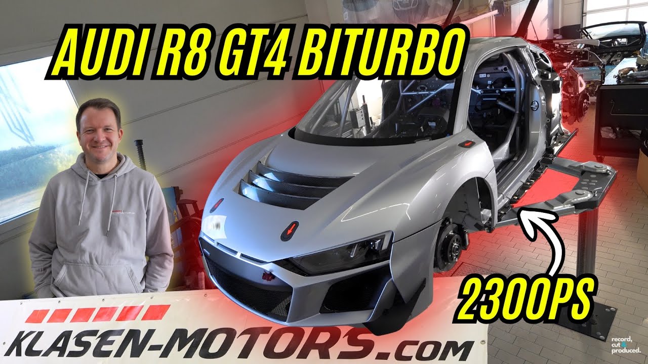 KLASEN MOTORS: Der Tuner & sein 2300 PS Dragrace Projekt // Der Plan: schnellster Audi R8 der Welt!!